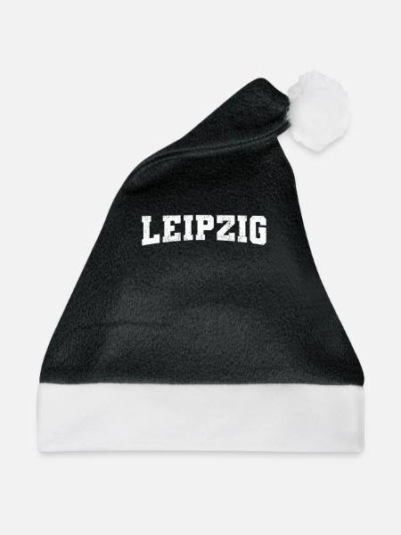Leipzig - Weihnachtsmütze - Schwarz/Weiß