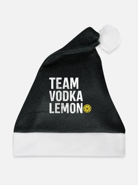 Team Vodka Lemon - Weihnachtsmütze - Schwarz/Weiß