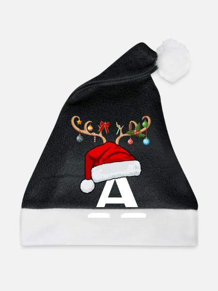 Brief an den Weihnachtshut - Weihnachtsmütze - Schwarz/Weiß