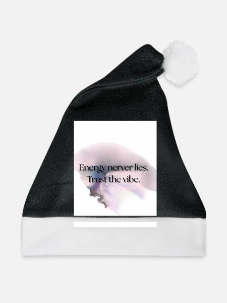 True Vibes - Weihnachtsmütze - Schwarz/Weiß