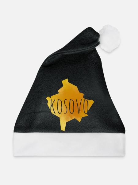 kosovo - Weihnachtsmütze - Schwarz/Weiß