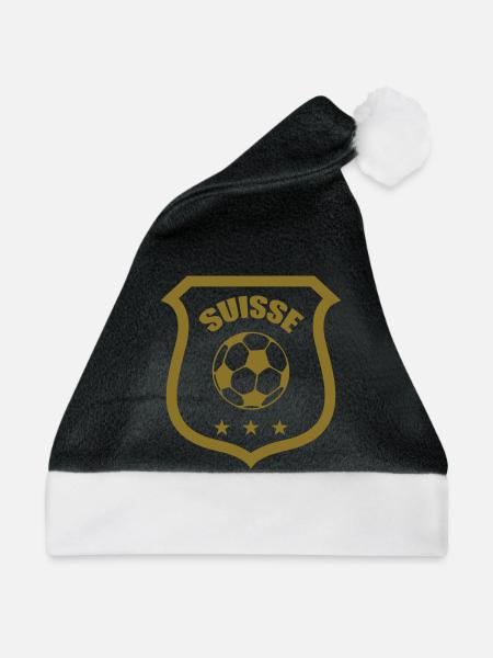Suisse - Weihnachtsmütze - Schwarz/Weiß