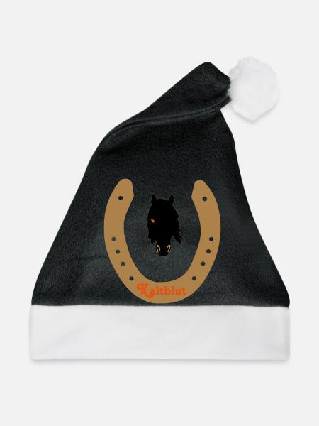 Hufeisen Friese - Weihnachtsmütze - Schwarz/Weiß - Vorne