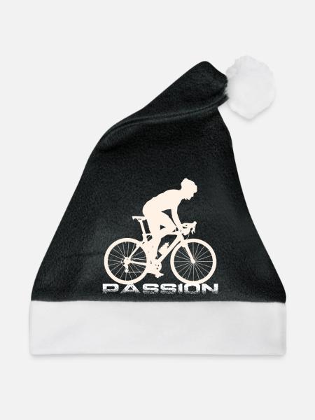 Fahrrad - Weihnachtsmütze - Schwarz/Weiß