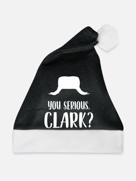 Du ernsthafter Clark - Weihnachtsmütze - Schwarz/Weiß