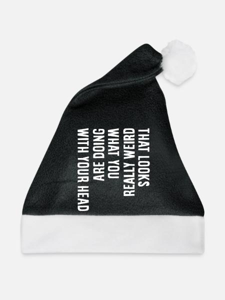 That looks really weird - Weihnachtsmütze - Schwarz/Weiß