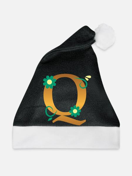 Q - Weihnachtsmütze - Schwarz/Weiß