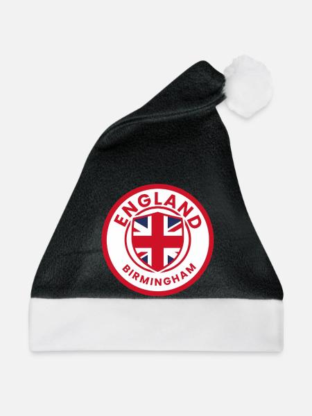 Birmingham Union Jack Abzeichen - Weihnachtsmütze - Schwarz/Weiß