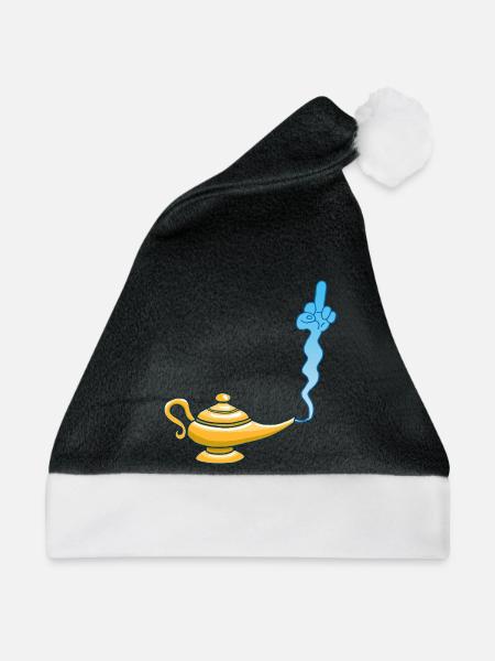 Der böse Genie - Weihnachtsmütze - Schwarz/Weiß