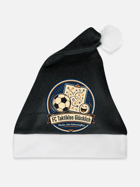 FC Taktiklos Glücklich - Weihnachtsmütze - Schwarz/Weiß