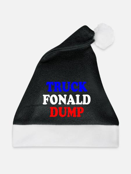 truck fonald dump - Weihnachtsmütze - Schwarz/Weiß - Vorne