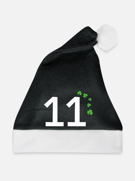 11 - Weihnachtsmütze - Schwarz/Weiß