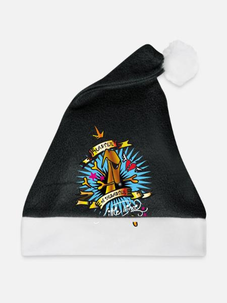master of desaster white - Weihnachtsmütze - Schwarz/Weiß
