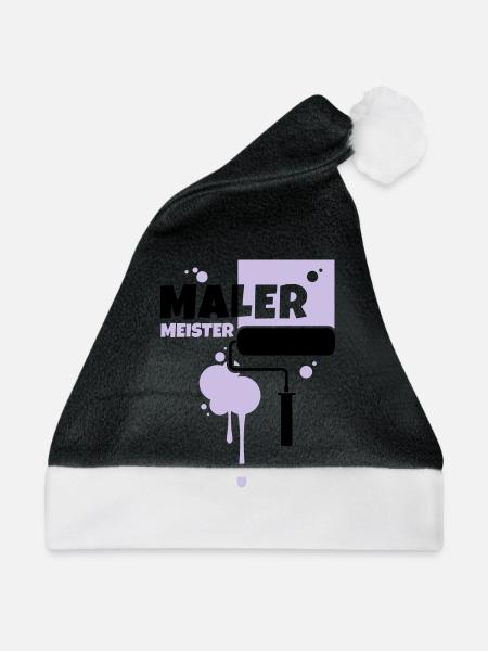 maler beruf malermeister - Weihnachtsmütze - Schwarz/Weiß