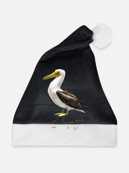 Vogel der Galapagos-Insel - Weihnachtsmütze - Schwarz/Weiß
