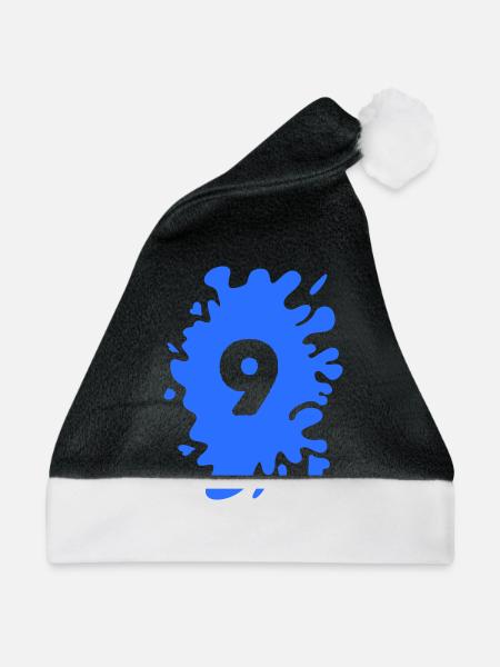 klecks 9 - Weihnachtsmütze - Schwarz/Weiß