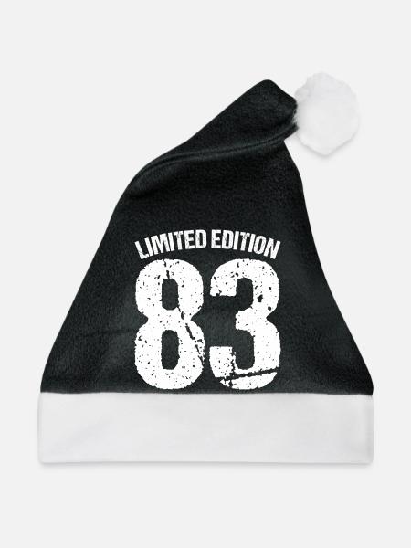 Limitierte Edition 83 Abzeichen - Weihnachtsmütze - Schwarz/Weiß