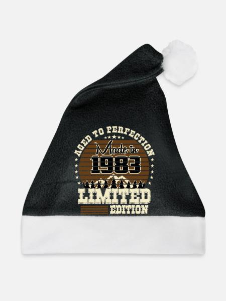 1983 Limited Edition - Weihnachtsmütze - Schwarz/Weiß