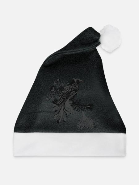 Rabe 1 - Weihnachtsmütze - Schwarz/Weiß