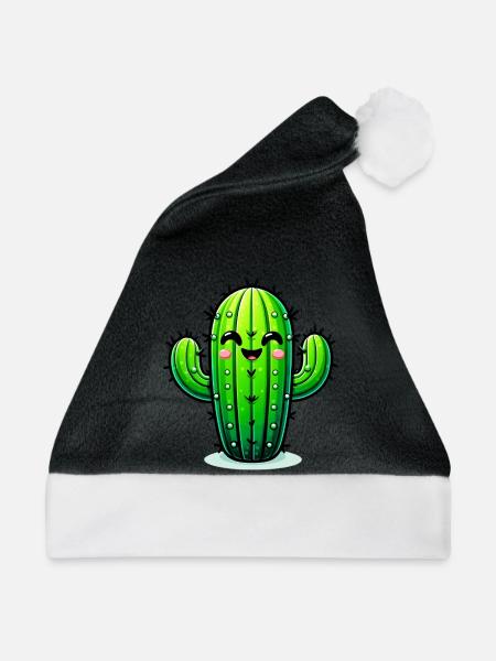 Kaktus - Weihnachtsmütze - Schwarz/Weiß
