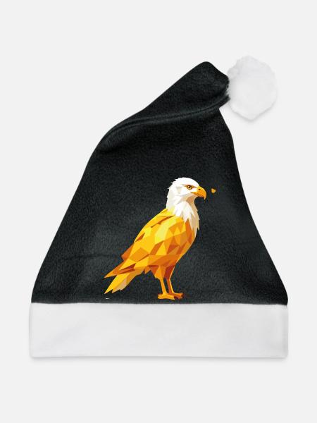 Adler - Weihnachtsmütze - Schwarz/Weiß