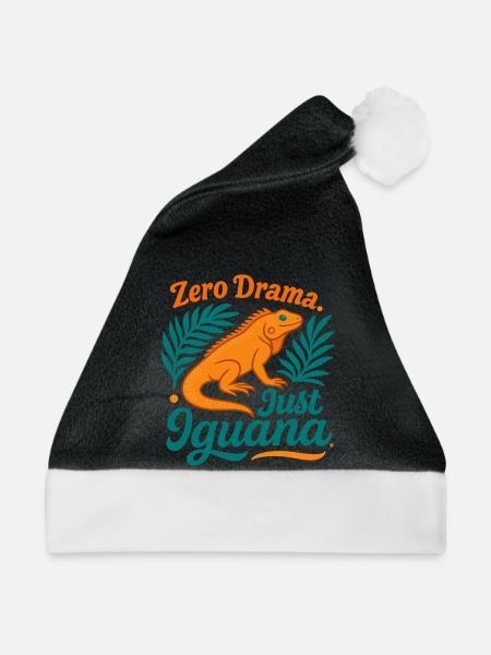 Zero Drama Iguana - Weihnachtsmütze - Schwarz/Weiß