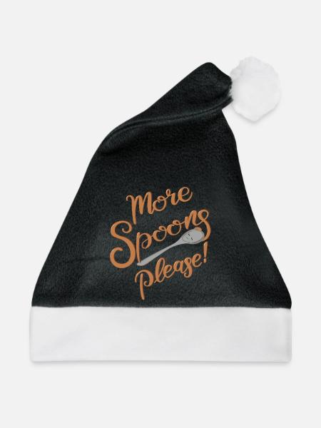 More Spoons please! - Weihnachtsmütze - Schwarz/Weiß
