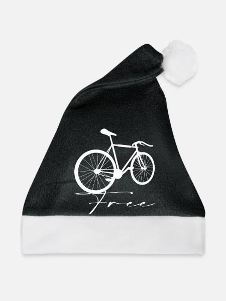 Fahrrad - Weihnachtsmütze - Schwarz/Weiß