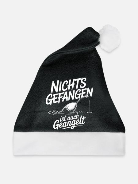 Angel Spruch lustig - Weihnachtsmütze - Schwarz/Weiß
