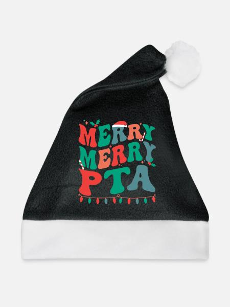 Physical Therapist Assistant Christmas PTA Xmas - Weihnachtsmütze - Schwarz/Weiß - Vorne