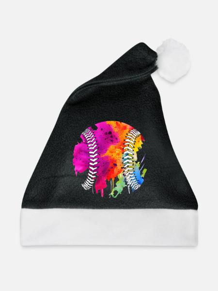 BASEBALLSPIELER BASEBALL - Weihnachtsmütze - Schwarz/Weiß