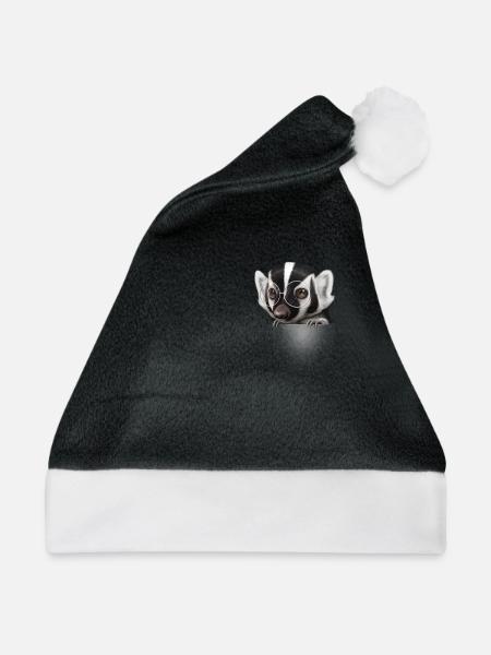 TASCHEN-DACHS - Weihnachtsmütze - Schwarz/Weiß