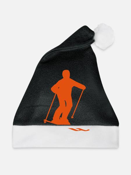 Ski - Weihnachtsmütze - Schwarz/Weiß