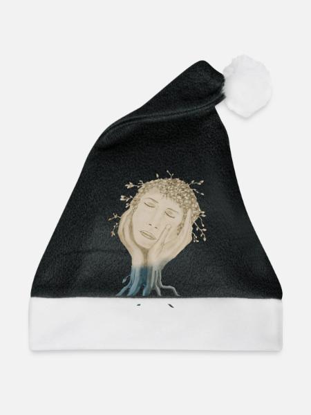 BAUM-GESICHT - Weihnachtsmütze - Schwarz/Weiß