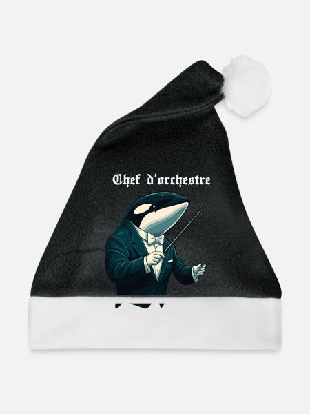 Dirigent - Weihnachtsmütze - Schwarz/Weiß