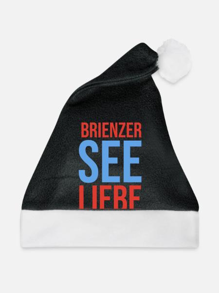 Brienzersee Liebe - Weihnachtsmütze - Schwarz/Weiß