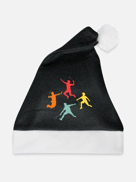 Federball Evolution Badminton - Weihnachtsmütze - Schwarz/Weiß