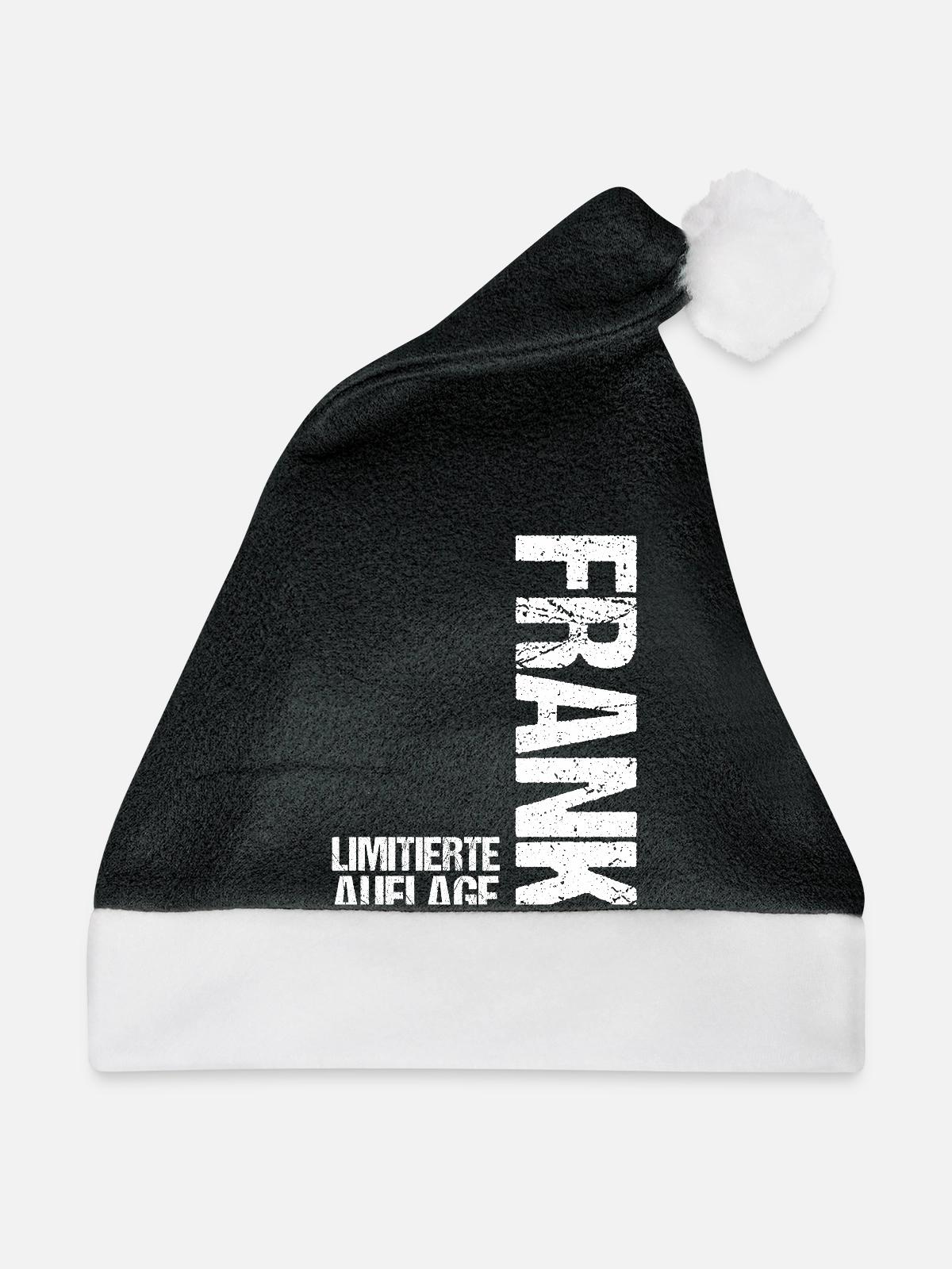 Frank - Weihnachtsmütze - Schwarz/Weiß - Vorne