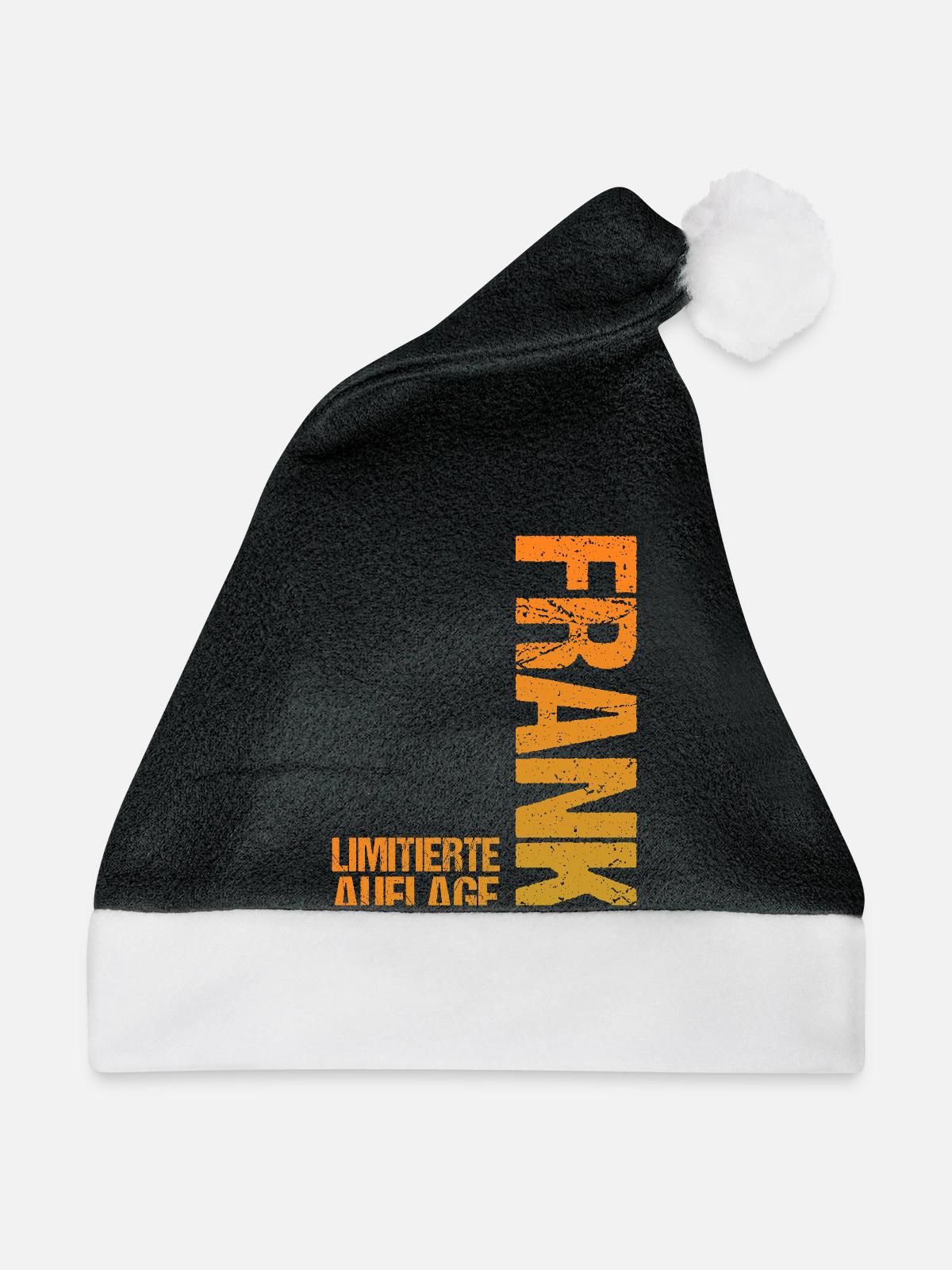 Frank - Weihnachtsmütze - Schwarz/Weiß - Vorne
