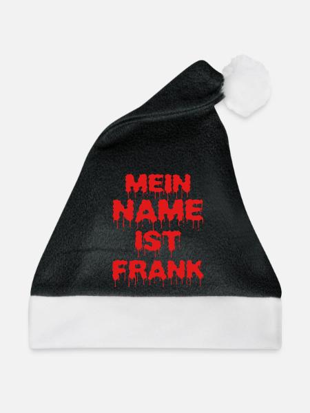 Frank - Weihnachtsmütze - Schwarz/Weiß - Vorne