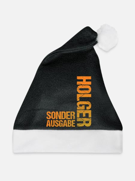 Holger - Weihnachtsmütze - Schwarz/Weiß - Vorne