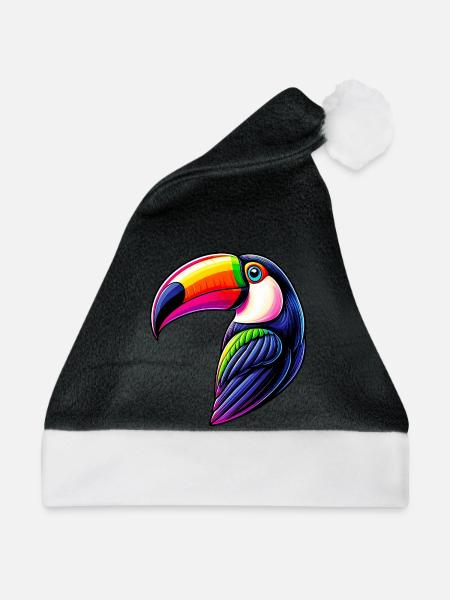 Tukan - Weihnachtsmütze - Schwarz/Weiß