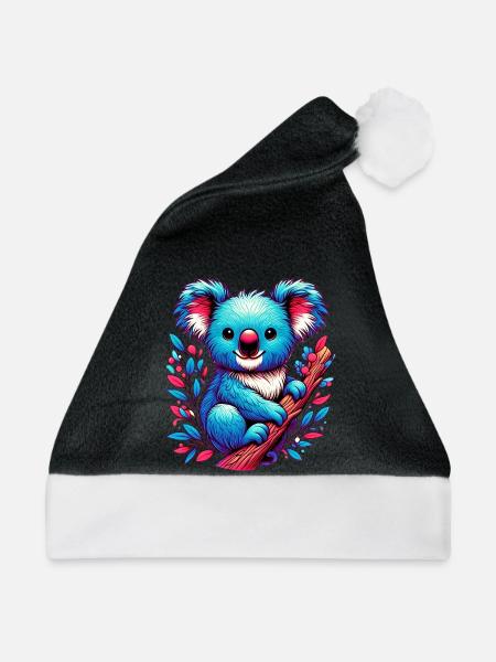 Koala - Weihnachtsmütze - Schwarz/Weiß
