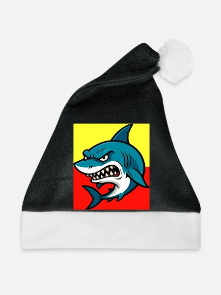 Hai - Weihnachtsmütze - Schwarz/Weiß