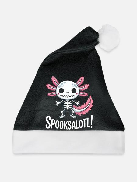 Spooksalot Skelettdrache - Weihnachtsmütze - Schwarz/Weiß