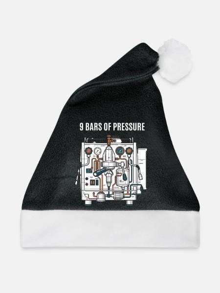Coffee Pressure - Weihnachtsmütze - Schwarz/Weiß
