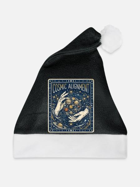 Cosmic Alignment - Weihnachtsmütze - Schwarz/Weiß