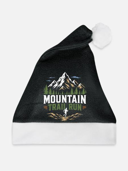 Mountain Trail Run - Weihnachtsmütze - Schwarz/Weiß
