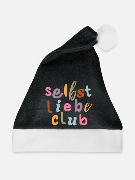 Selbstliebe Club - Weihnachtsmütze - Schwarz/Weiß