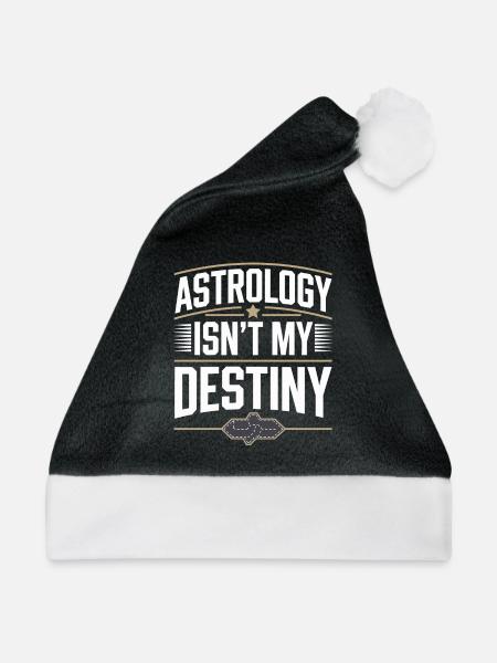 Astrologie-skeptiker: Kritisches Denken - Weihnachtsmütze - Schwarz/Weiß - Vorne